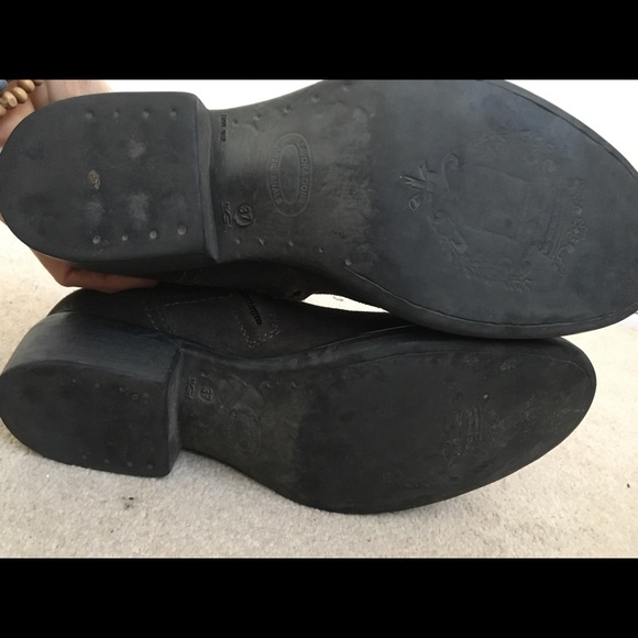 Suede dark brown ankle boots size 37 - Picture 13 of 14